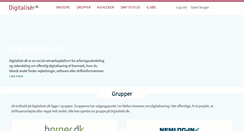 Desktop Screenshot of digitaliser.dk
