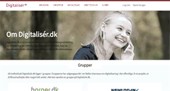 Desktop Screenshot of data.digitaliser.dk