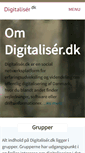 Mobile Screenshot of data.digitaliser.dk